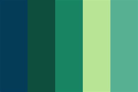 Blue N Green Color Palette
