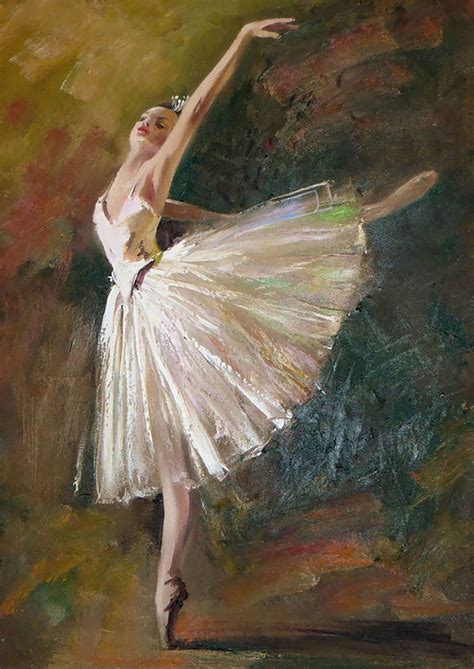 Ballet Dancer 2012 Oil Painting By Jelena Lukina In 2021 Dancer