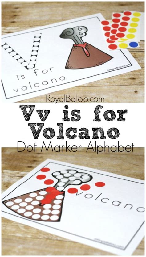 all bingo dauber activities dltk's educational activities for kids alphabet coloring pages: Letter Vv Dot Marker Alphabet Printables - Royal Baloo