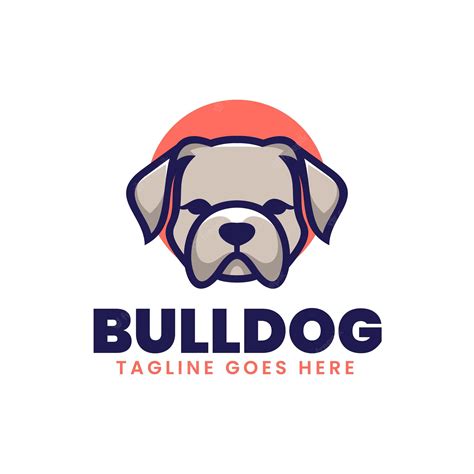 Premium Vector Bulldog Illustration Mascot Logo Design
