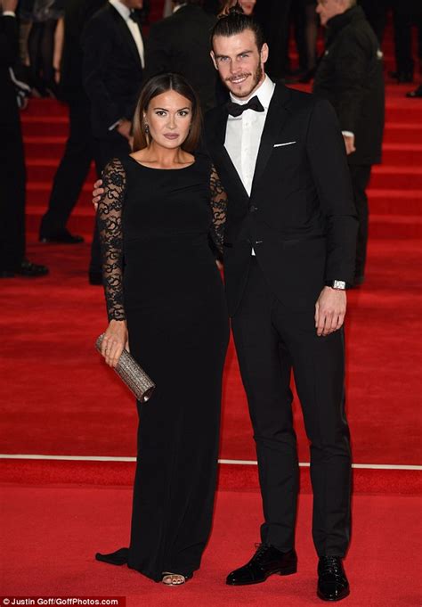 She is also from wale. Gareth Bale attends Spectre premiere with pregnant ...