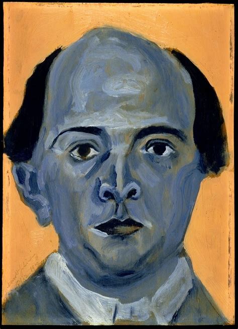 Schoenbergpaintingselfportrait Arnold Schönberg Artist Self Portrait