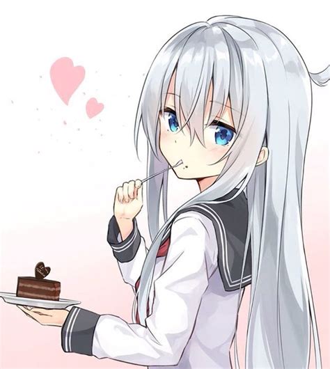 17 Best Images About Anime Girl With White Hair On