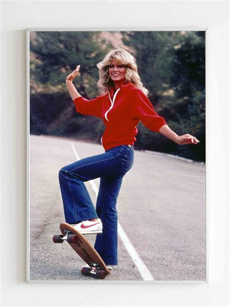 Remembering Charlies Angels Farrah Fawcett Poster In 2022 Fashion