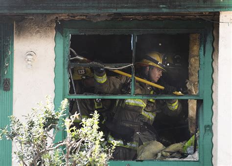 Firefighters Douse House Blaze That Sent Smoke Wafting Near 710 405