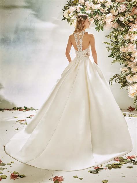 princess-wedding-gown-in-mikado-a-high-illusion-neck-modes-bridal-nz