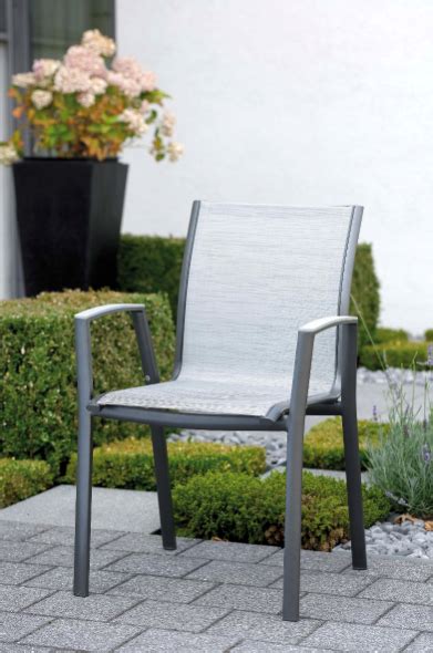 Sure, a chair needs to be heavy enough that it doesn't fly away, but beyond that, there aren't too many rules. Modern Powder Coated Aluminum Textilene Outdoor Dining ...