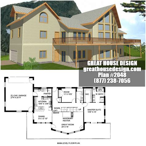 Icf House Plan With Walkout Basement Plan 2048 Toll Free 877 238