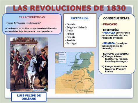Sociales Y Lengua Las Revoluciones De 1830