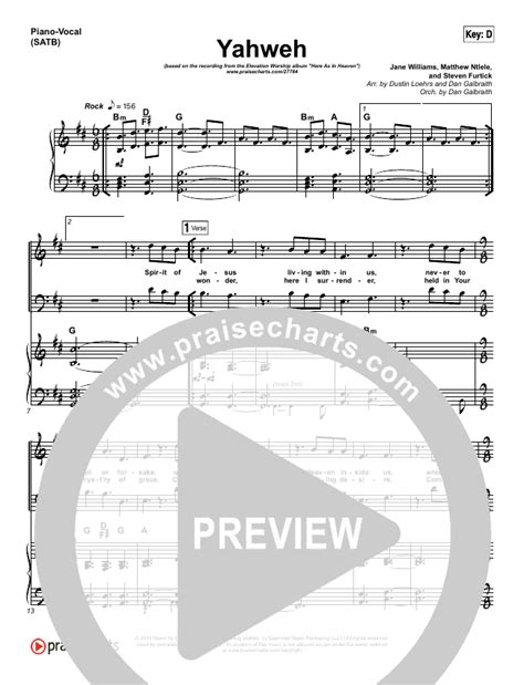 Yahweh Sheet Music Pdf Elevation Worship Praisecharts Sexiezpix Web Porn