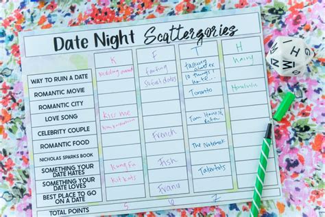 Printable Date Night Games