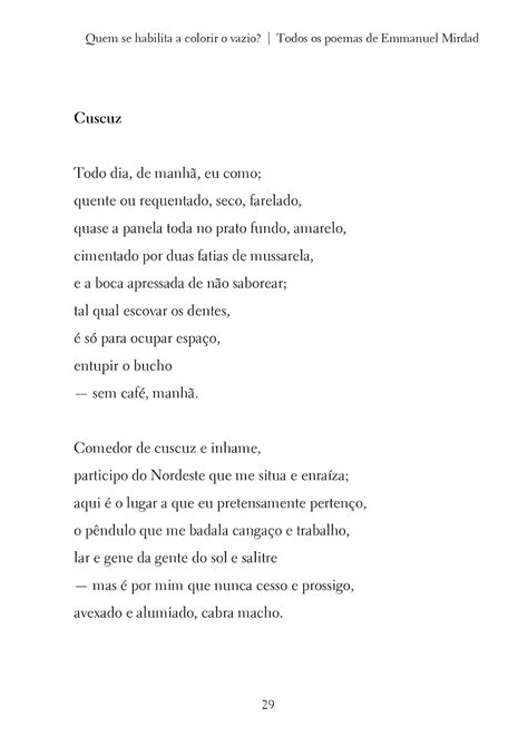Poema “Cuscuz”, de Emmanuel Mirdad