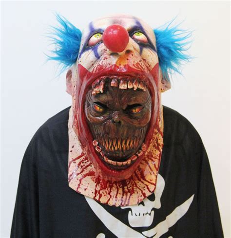 Coulrophobia Demon Clown Scary Halloween Horror Mask