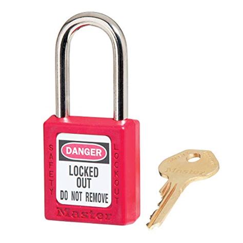 Master Lock 410red Lockout Tagout Safety Padlock With Key Buy Online