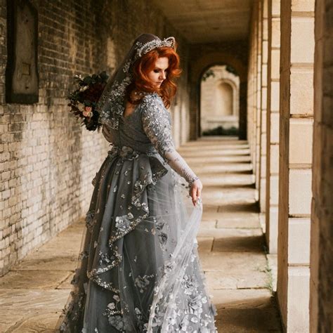 Best Grey Wedding Dress Ideas For Moody And Romantic Vibes Offbeat Wed