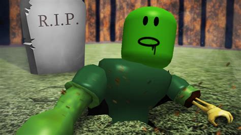 Roblox Adventures Escape The Haunted Cemetery Obby Attacked By Evil