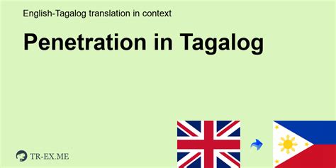 Ano Ang Ibig Sabihin Ng Penetration Sa Tagalog
