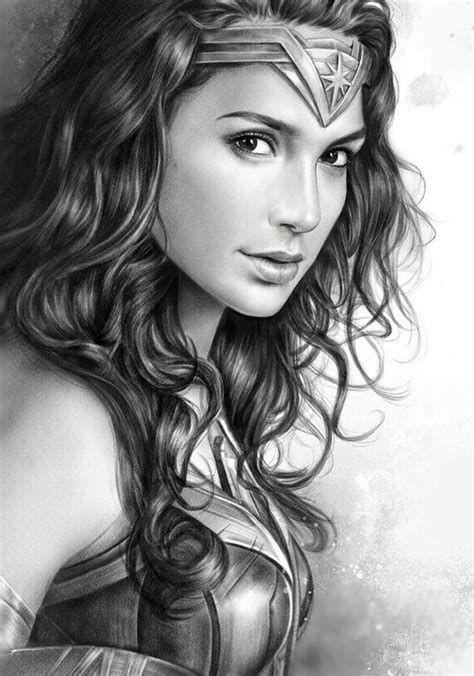 Gal Gadot Wonder Woman Art Wonder Woman Drawing Wonder Woman Artwork