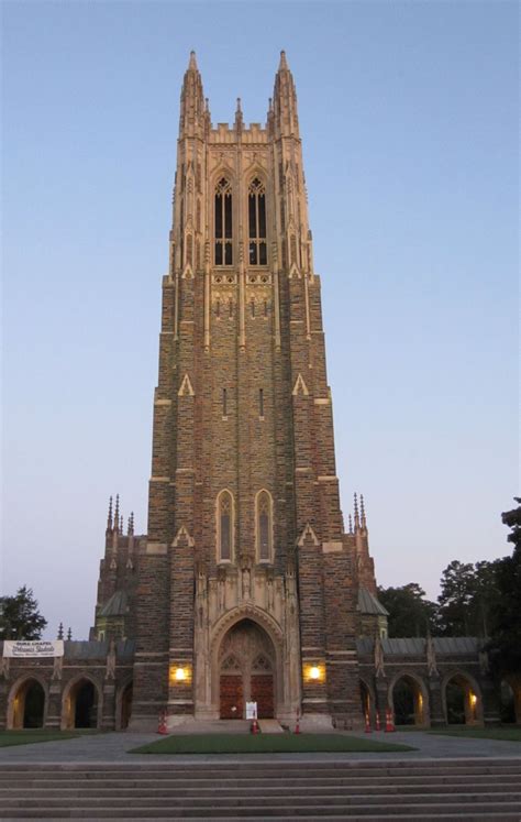 Duke University Chapel Durham Nc Wje