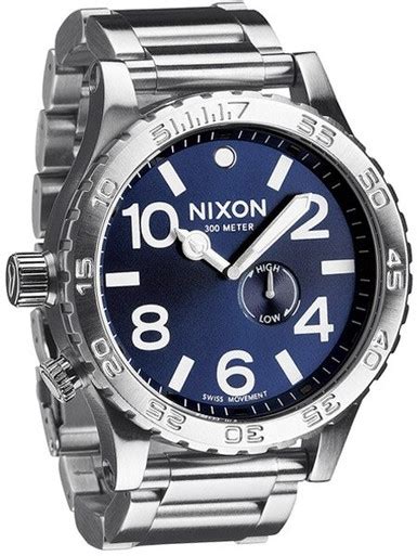 Nixon 51 30 Tide Watch With Tide High Low Meter And Left Side Crown A057 1258