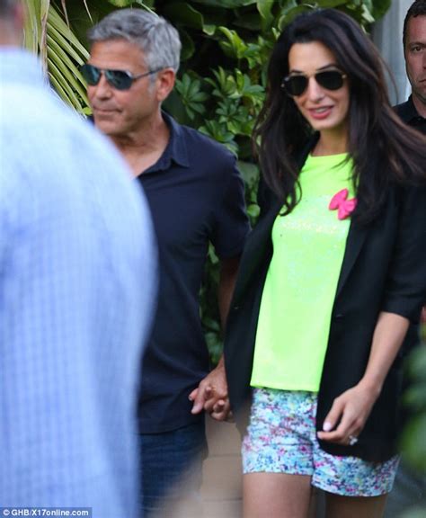 George Clooney And Amal Alamuddin Celebrate Their Engagement With Cindy