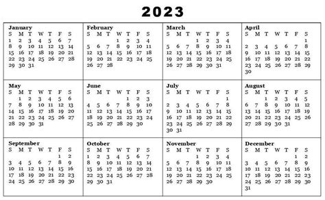 Calendar 2023 Printable Free Download Calendar 2023 Templates