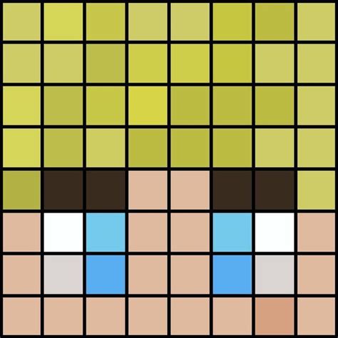 Tommyinnit Painting Minecraft Pixel Art Grid Minecraft Face
