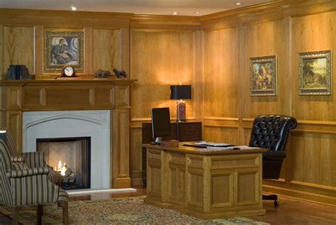 Find out how to paint your wood paneled walls here! Traditional Raised Molding Paneling by Design the Space