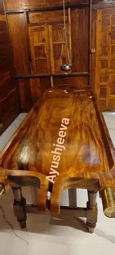 Traditional Massage Cum Shirdhara Table Wooden For Ayurveda Sirodhara At Rs In Thrissur