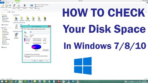 How To Check Your Disk Space In Windows 7 8 10 SP SKYWARDS YouTube