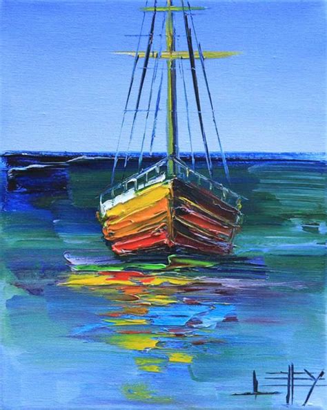 Sailboat Painting Art Commission Custom Art Oil Painting Sailboats