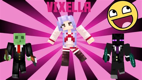 We Met Vixella Minecraft Hypixel Server Youtube