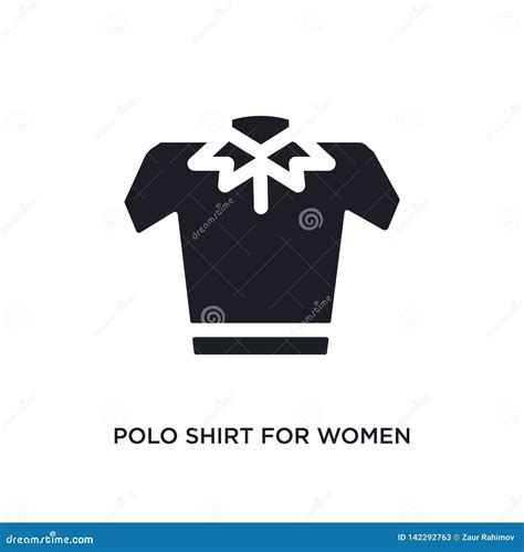 Polo Shirt For Women Isolated Icon Simple Element Illustration From