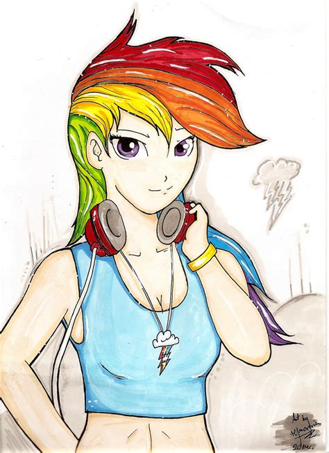 Awesome Human Rainbow Dash Is Awesome By Rejmaniaa On Deviantart