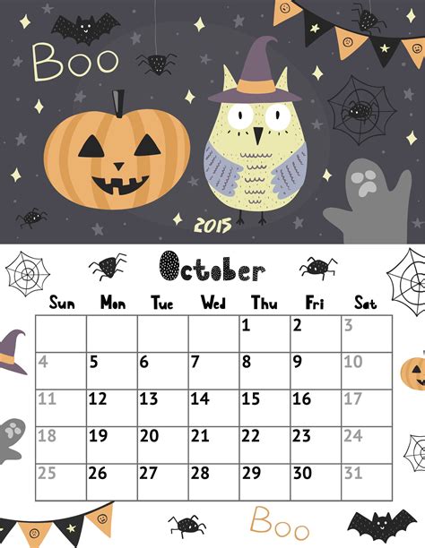 Halloween Printable Calendar 2024 Calendar Printable