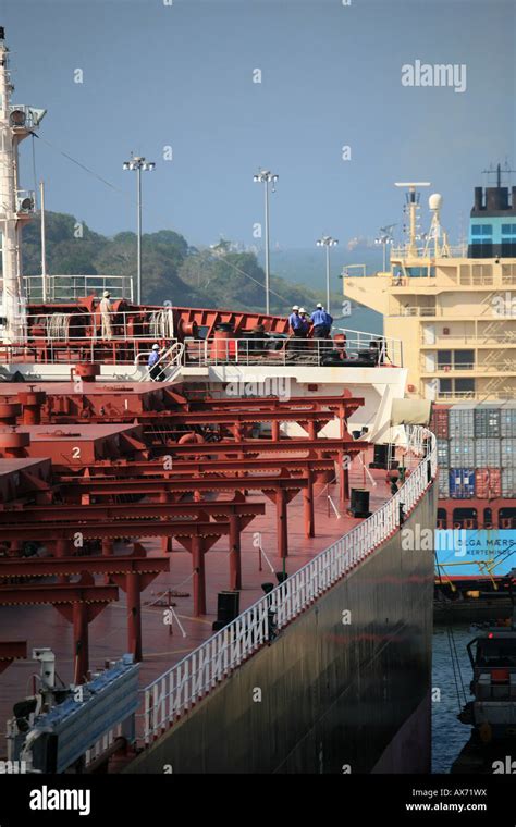 Serrature Gatun Del Canale Di Panama Immagini E Fotografie Stock Ad