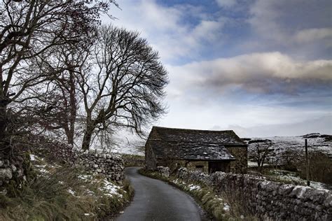 First Snow Yorkshire Dales Free Stock Photo Public