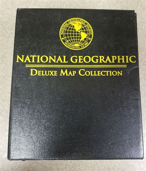 National Geographic Deluxe Map Collection Box Set 30 Full Color Maps