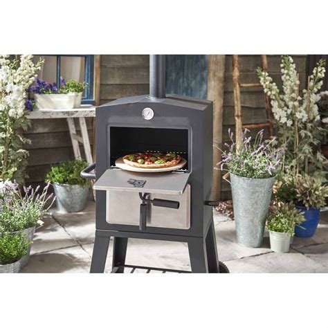 Well you're in luck, because here they come. Wilko BBQ Pizza Oven Grill and Smoker | Wilko