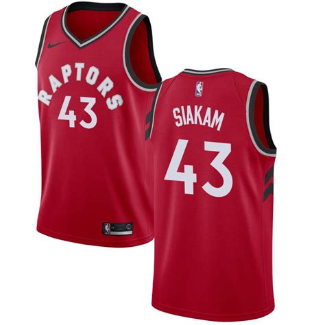 This is the official facebook page of the toronto raptors Men's Toronto Raptors Pascal Siakam Swingman Red Icon ...