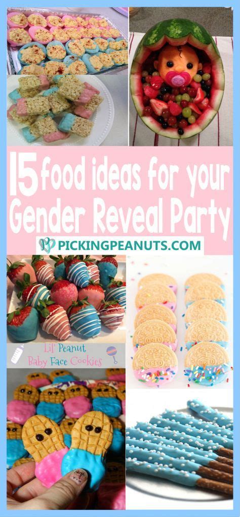 Have a fun gender reveal party with this awesome diy gender reveal balloon box. 15 Gender Reveal Party Food Ideas - PickingPeanuts.com | Gender reveal party food, Simple gender ...