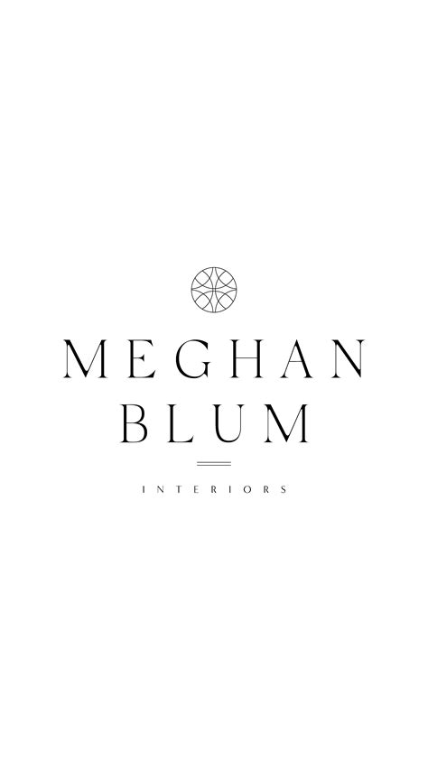 Logo Design And Branding Design For Meghan Blum Interiors Black And