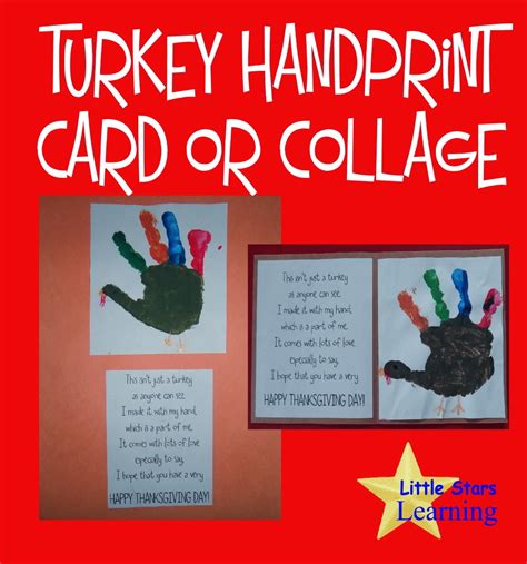 Thanksgiving Handprint Poem Printable