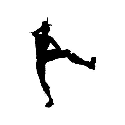 Fortnite Dance Moves Silhouette Free Transparent Clipart Clipartkey