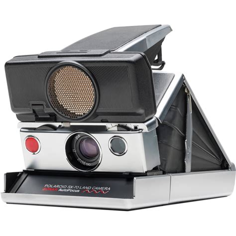 Impossible Polaroid Sx 70 Sonar Instant Film Camera Silver
