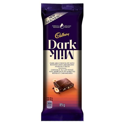 Cadbury Dark Milk Chocolate Bars Roasted Hazelnut Candy Funhouse Ca