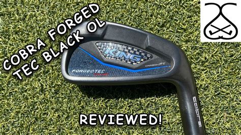 Cobra Forged Tec Black One Length Iron Review Youtube
