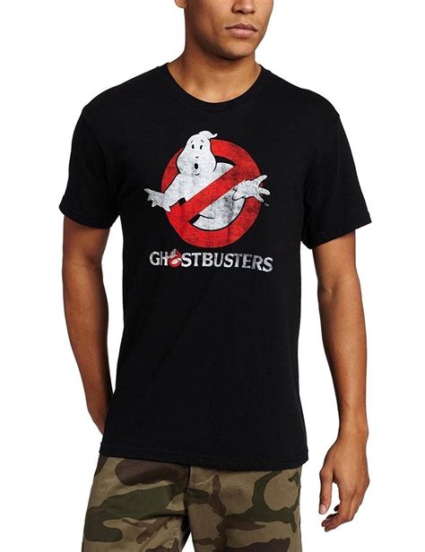 Ghostbusters Faded Logo To Go Adult Black T Shirt