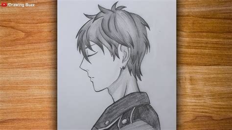 Anime Boy Drawing Tutorial For Beginners By One Pencil How To Draw