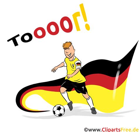 Die infektionszahlen sinken, die maßnahmen werden gelockert. Nationalflagge Deutschland Fussball Cliparts, Bilder, Cartoons